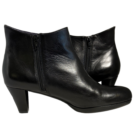 Vaneli Black Leather Ankle Boots – Women’s Size 13 M - EUC - Picture 5 of 12